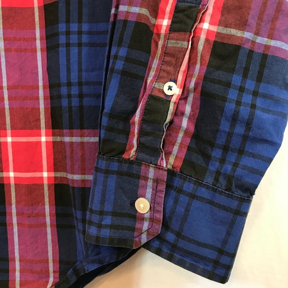 American Eagle Prep Fit Plaid Button Shirt - Picture 6 of 8